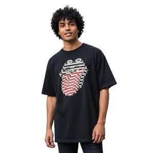 Rolling Stones Bigger Bang 2005 Concert Tee in Black Cotton From Anvil Sz XL